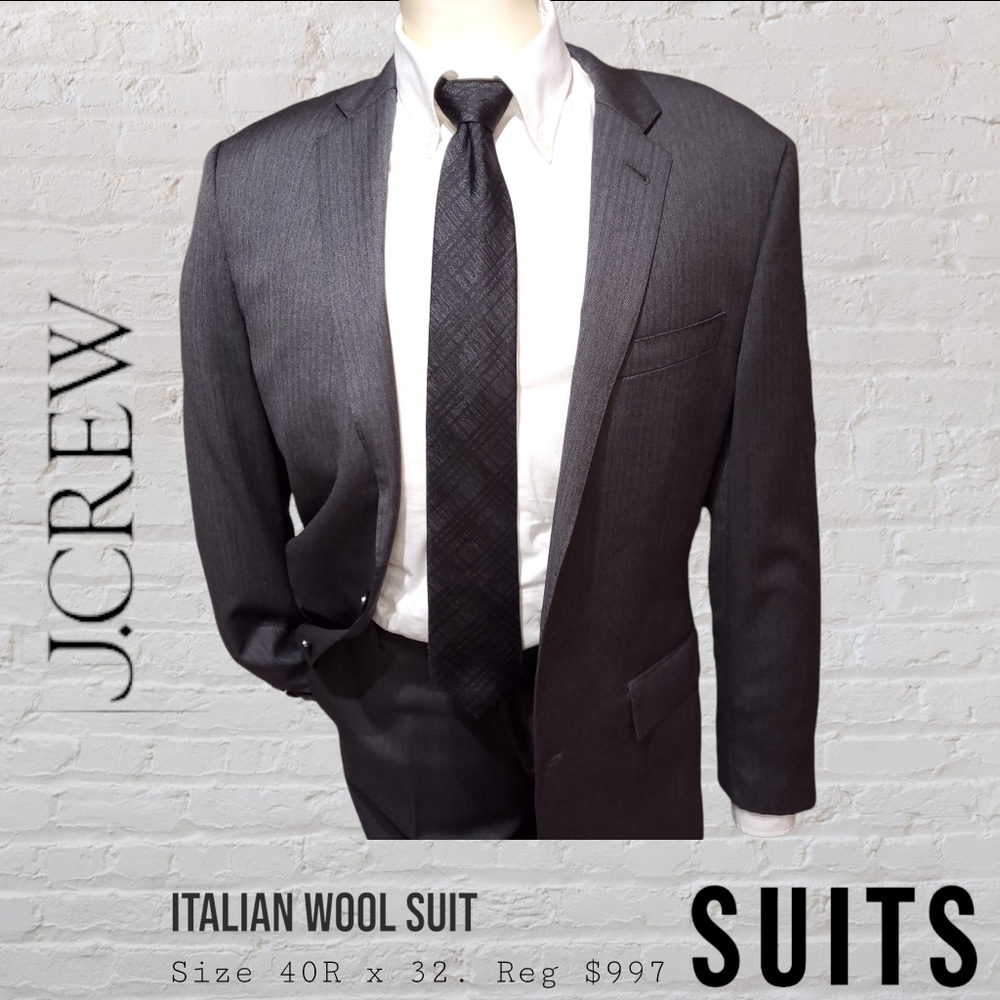 J. Crew Ludlow Herringbone Suit